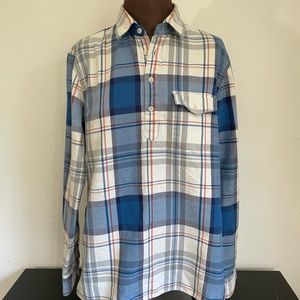 J.Crew Plaid Flannel Popover Tunic
